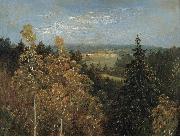 Carl Gustav Carus Blick uber eine Waldlandschaft France oil painting artist